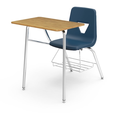 Virco 31.38 in. H, Molded Polypropylene Shell 24 in. W X 2400BR
